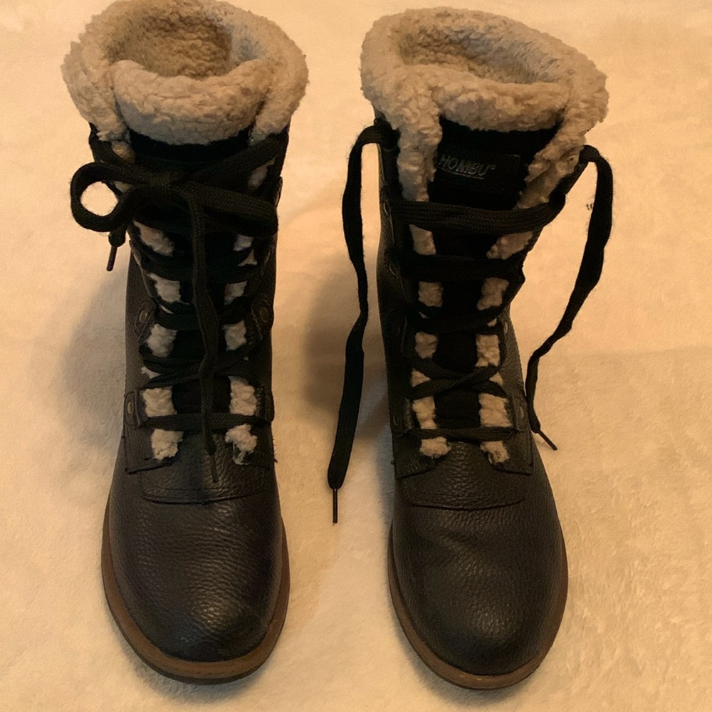 Sherpa lined boots